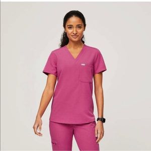 Figs Electric Orchid Catarina Top and Zamora Joggers BUNDLE